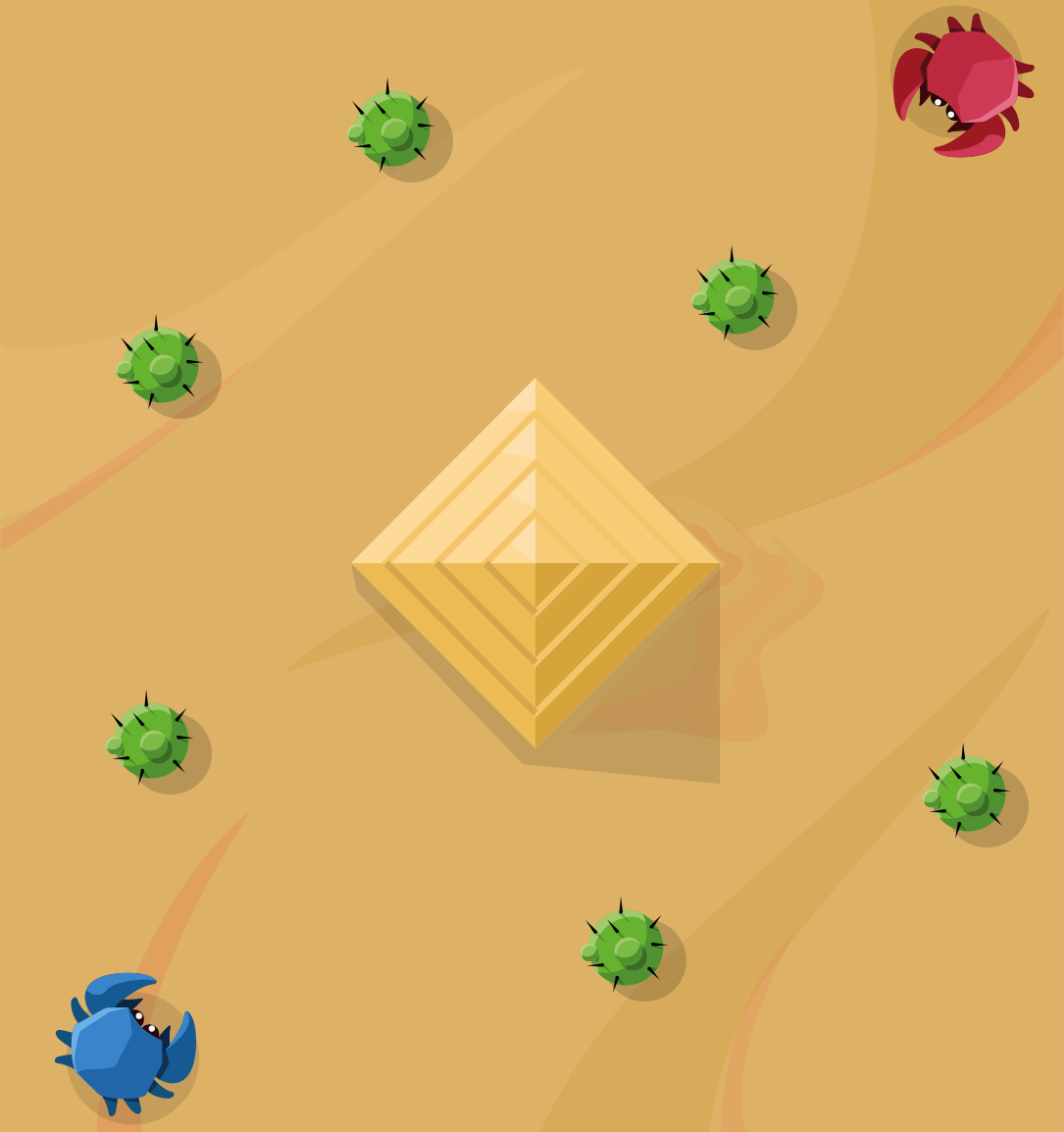 MightyCrabs Map: Pyramide