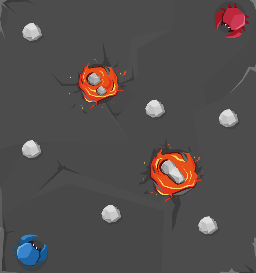 MightyCrabs Map: Vulcano